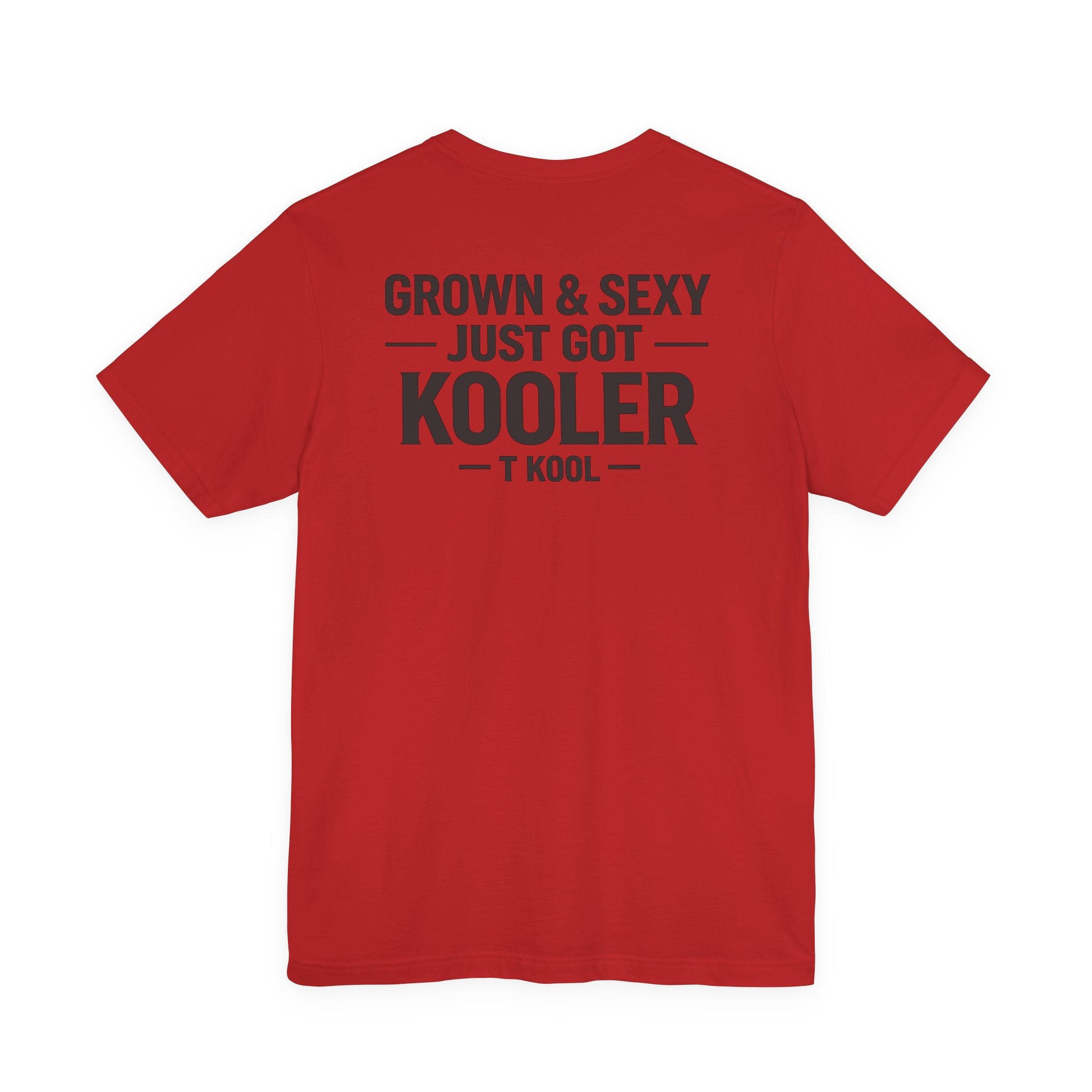 Grown & Sexy Just Got Kooler T-Shirt — Retro Cowboy Face Graphic Tee