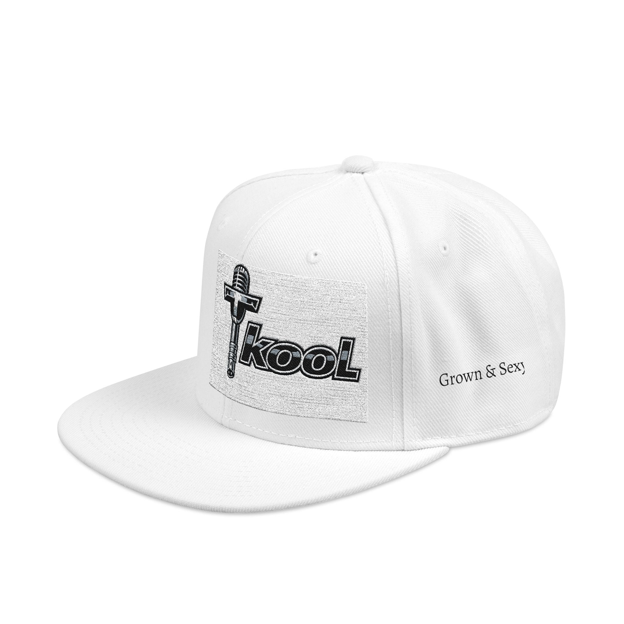 Kool Embroidered Snapback Hat — Retro Logo Streetwear Cap