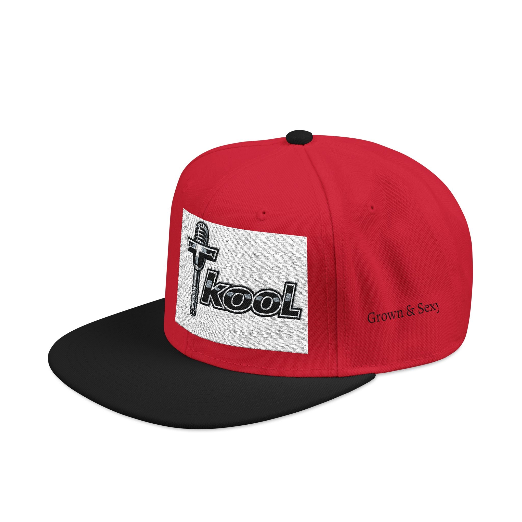 Kool Embroidered Snapback Hat — Retro Logo Streetwear Cap