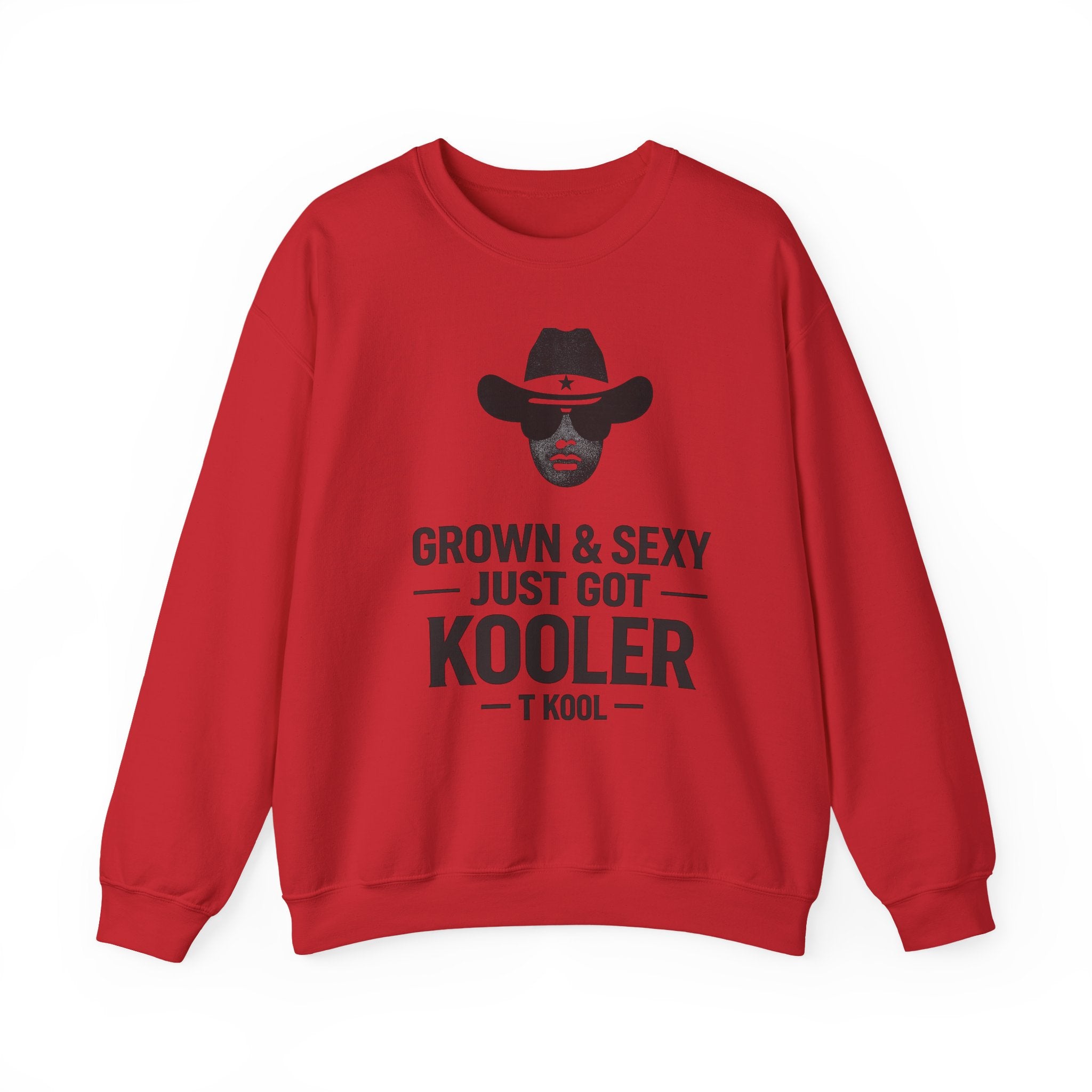 Sweatshirt — "Grown & Sexy Just Got Kooler" Cowboy Graphic Crewneck