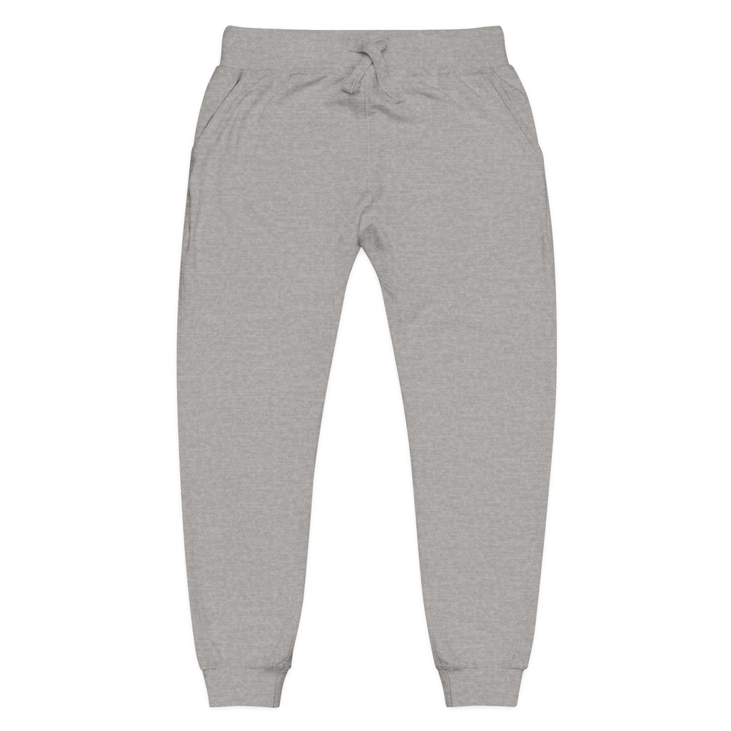 Embroidered Fleece Sweatpants — Cozy Joggers with Tailored Stitching