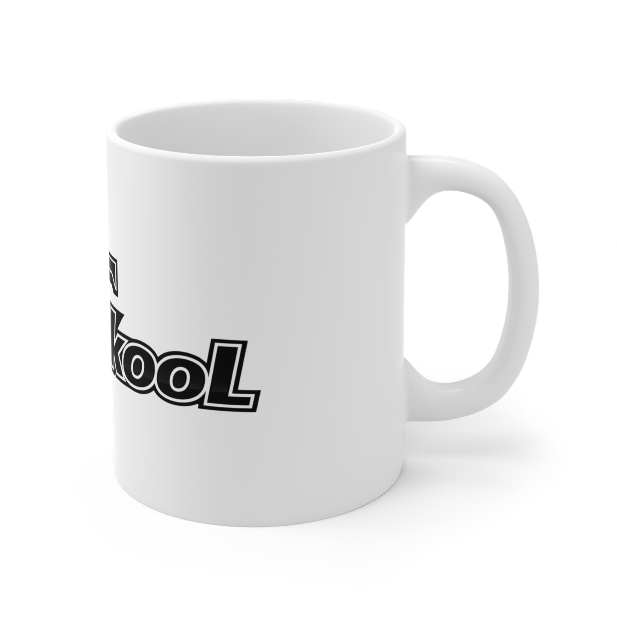 Podcast Host Microphone Mug — 'T' Logo Ceramic Coffee Cup, 11oz