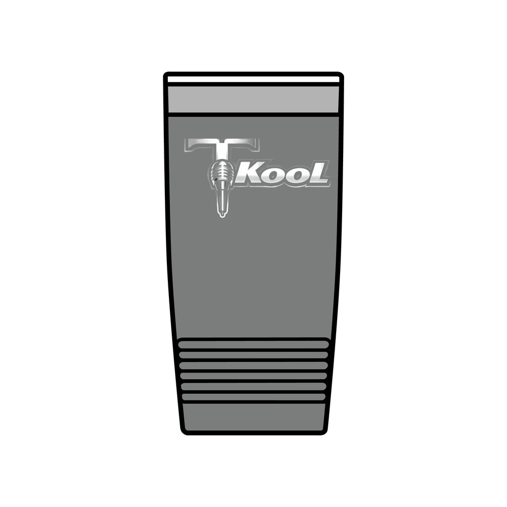 20oz Insulated Tumbler — Black 'T Kool' Logo Stainless Travel Cup