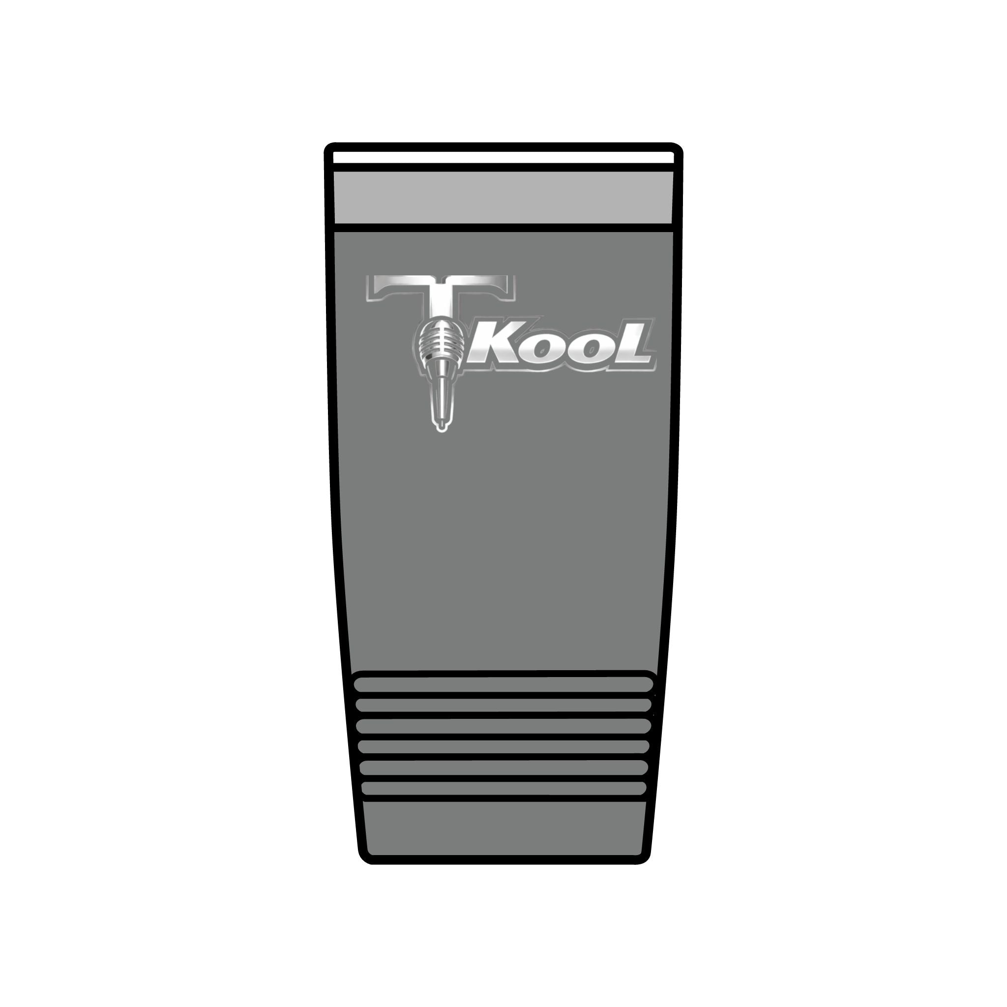 20oz Insulated Tumbler — Black 'T Kool' Logo Stainless Travel Cup