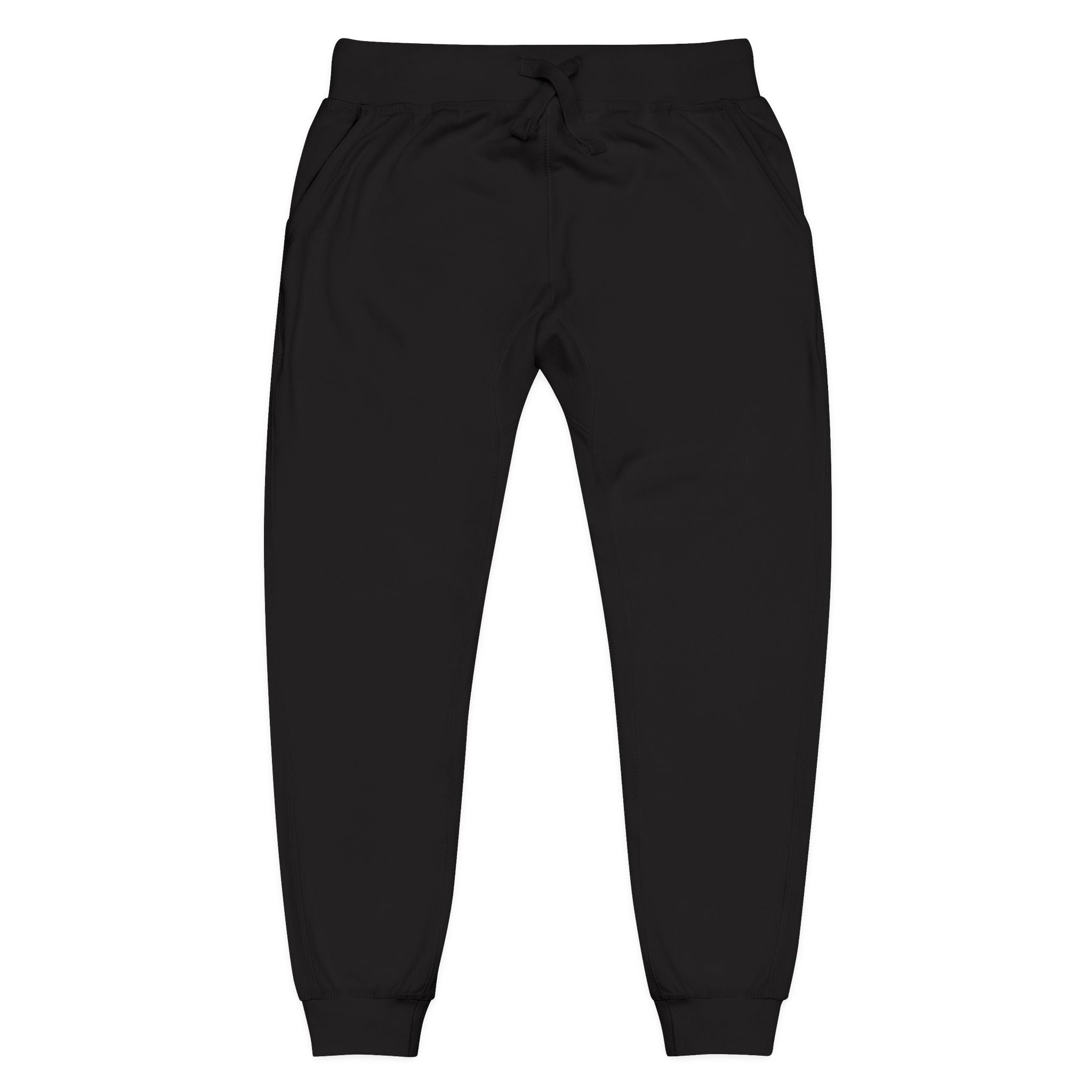 Embroidered Fleece Sweatpants — Cozy Joggers with Tailored Stitching