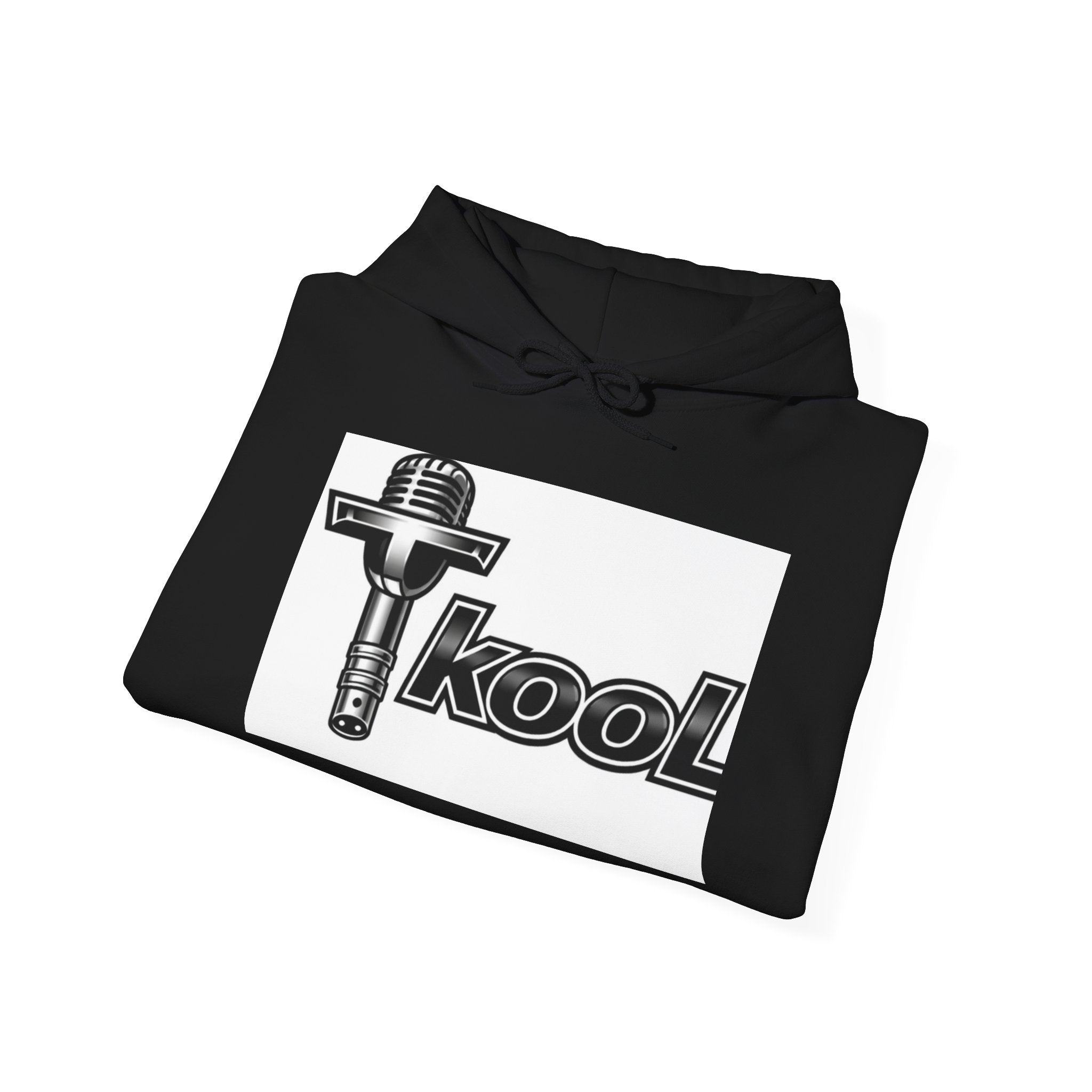 Kool Microphone Hoodie — Retro Mic Logo Sweatshirt