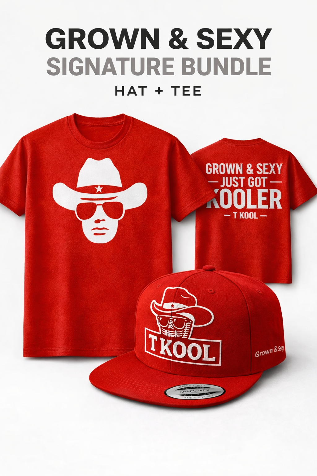 Grown & Sexy Signature Bundle (Hat + Tee)