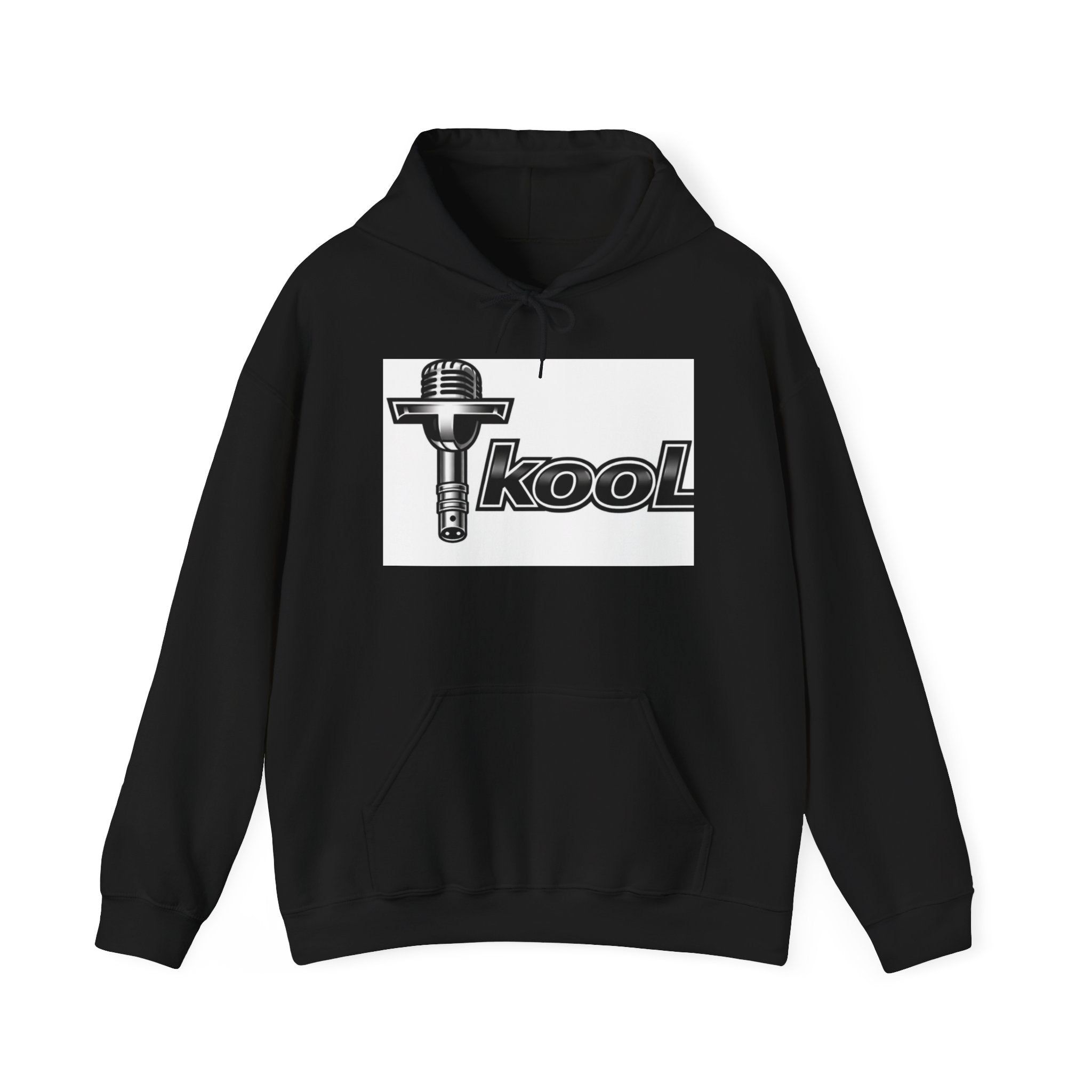 Kool Microphone Hoodie — Retro Mic Logo Sweatshirt