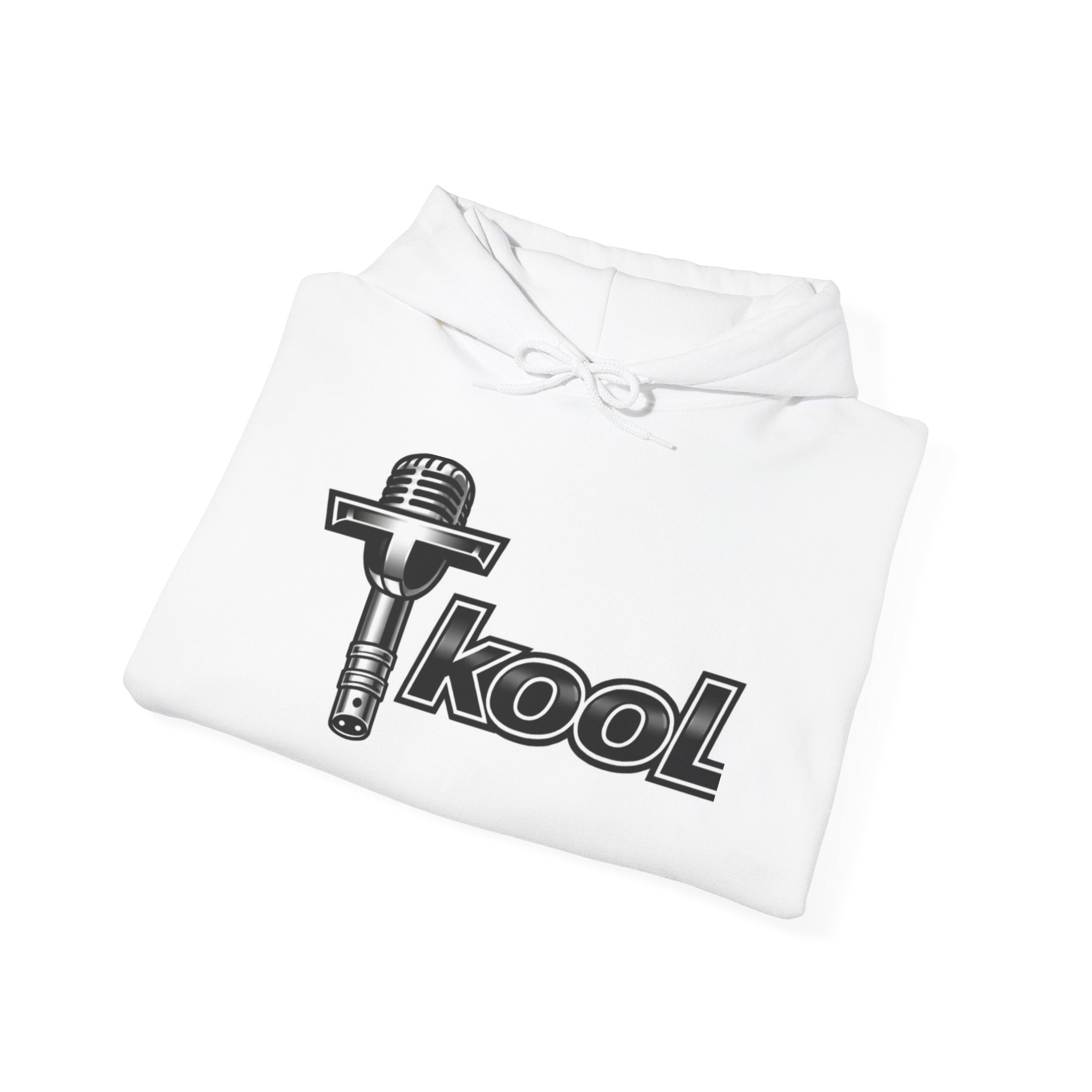 Kool Microphone Hoodie — Retro Mic Logo Sweatshirt